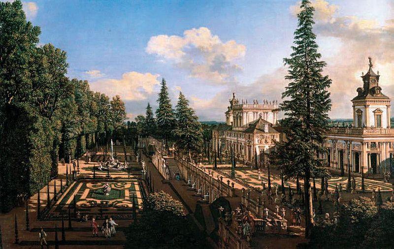 BELLOTTO, Bernardo Wilanow Palace as seen from north-east